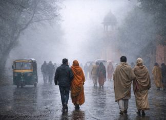 हवामानात झपाट्याने बदल; थंडी, पाऊस, दाट धुके आणि प्रदूषणाचा तडाखा